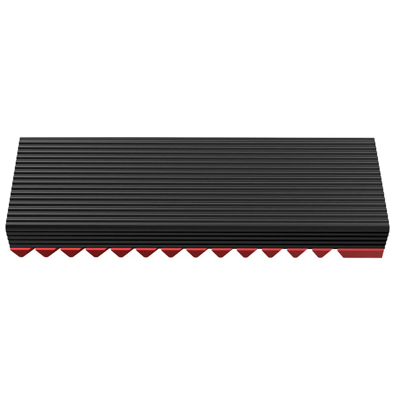 Disipador/refrigerador Jonsbo M.2-3 RED negro rojo 24,4 mm 73 mm 9,6 mm