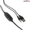 Audiocore AC865B altavoces USB 2.0 para ordenador, 6 W, negro/azul
