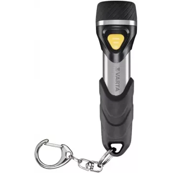 Varta Day Light Key Chain Light - Luz parpadeante para llavero - Aluminio - Negro - ABS sintético - Aluminio - Goma - LED - 1 lámpara - 12 lm