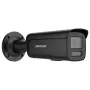 Cámara de vigilancia IP Hikvision Pro Series ColorVu 8 MP bullet fija, 1/1,8 pulgadas CMOS, 2,8 mm, 108,8°×56,4°, 30 fps, cableada, montaje en pared/mástil, negra