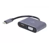 Cablexpert A-USB3C-HDMIVGA-01 adaptador gráfico USB gris