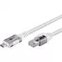 Goobay 74176 – cable adaptador de red USB 3.1 Type-C Gigabit Ethernet 2 m – tarjeta de red – 1.000 Mbit/s (74176)
