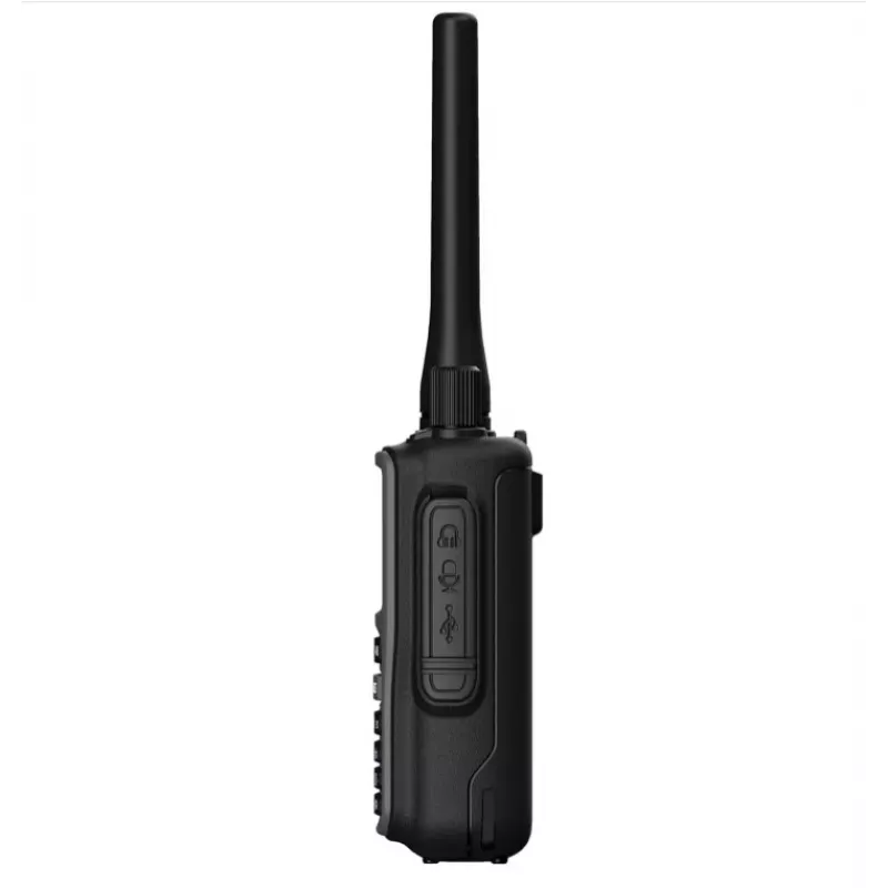 Walkie-talkie Baofeng UV-5R EU MINI USB-C Bluetooth VHF UHF banda aérea gris