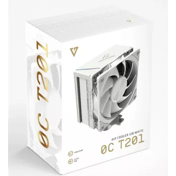 MODECOM Volcano 0C T201 disipador de CPU por aire 12 cm blanco