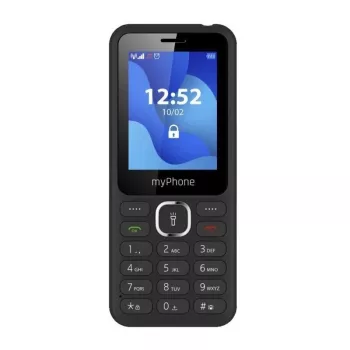 Teléfono móvil MYPHONE myPhone 6320, pantalla de 2,4 pulgadas, Dual-SIM, 1000 mAh, Bluetooth, radio FM, Negro