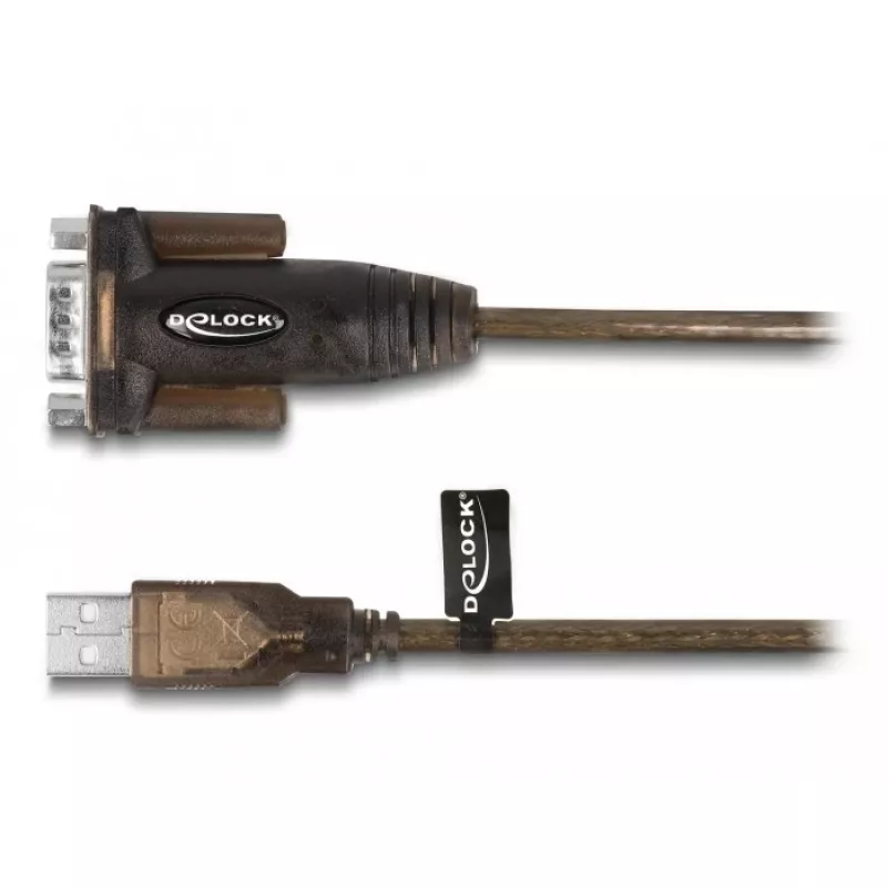 Adaptador DeLOCK USB 2.0 Type-A a serie RS-232 D-Sub 9 pines conector macho 1,5 m