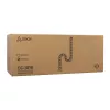 Gestión de cables SBOX CC-1016W blanco, 16 ranuras para cables de red y de alimentación