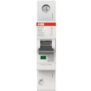 ABB Interruptor automático SX201-B25 Flexline B-Char.6kA 25A 1P (2CDS251003R0255)