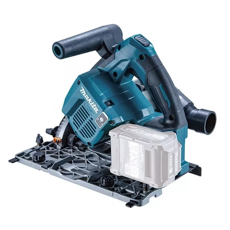 Makita SP001GZ03 40V XGT sierra circular de inmersión a batería, 165 mm