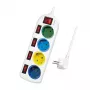 LogiLink 4 tomas 1,5 m color