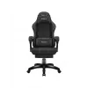 Silla gaming huzaro Force 3.7 Carbon negra — ergonómica, altura ajustable 107,5–116,5 cm, 5 ruedas, cojines lumbar y cervical
