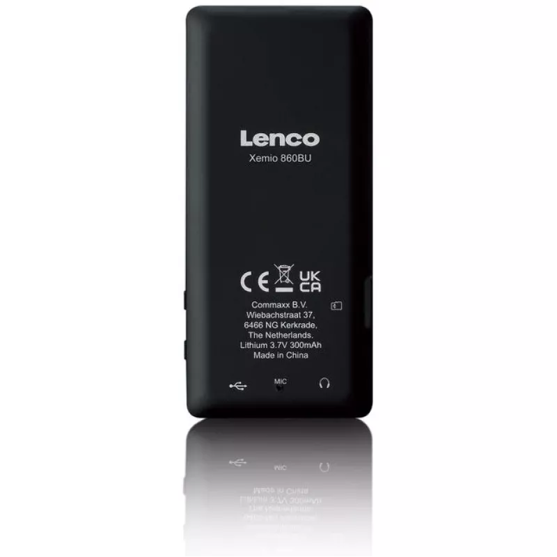Reproductor MP3 Lenco Xemio-860BU 8 GB Negro Azul LCD 18 h de reproducción