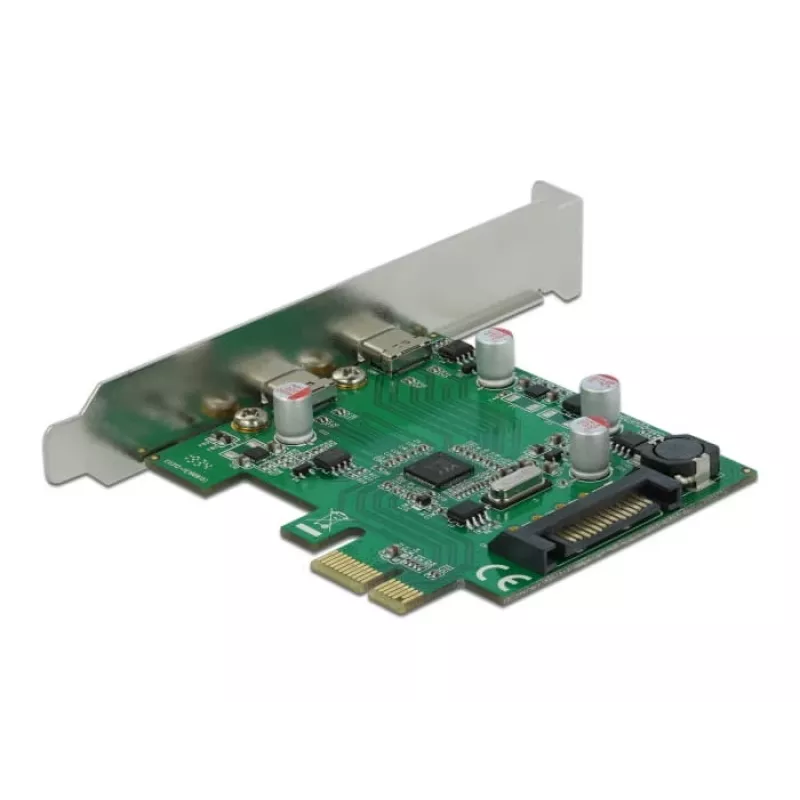 Tarjeta DeLOCK PCI Express x1 a 2 conectores hembra USB Type-C™