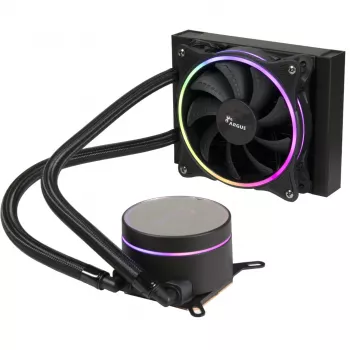 Refrigeración líquida todo en uno Inter-Tech LC-120 RGB 12 cm negro