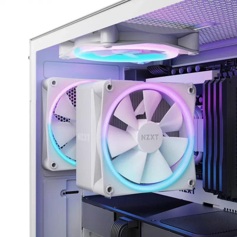 NZXT T120 RGB Disipador de CPU por aire 12 cm Blanco 1 ud.