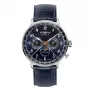 Reloj de cuarzo Zeppelin LZ129 Hindenburg 7036-3, caja de acero inoxidable, sumergible