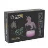 Lámpara LED decorativa Manta SNL116RGB RGB 3D caballos