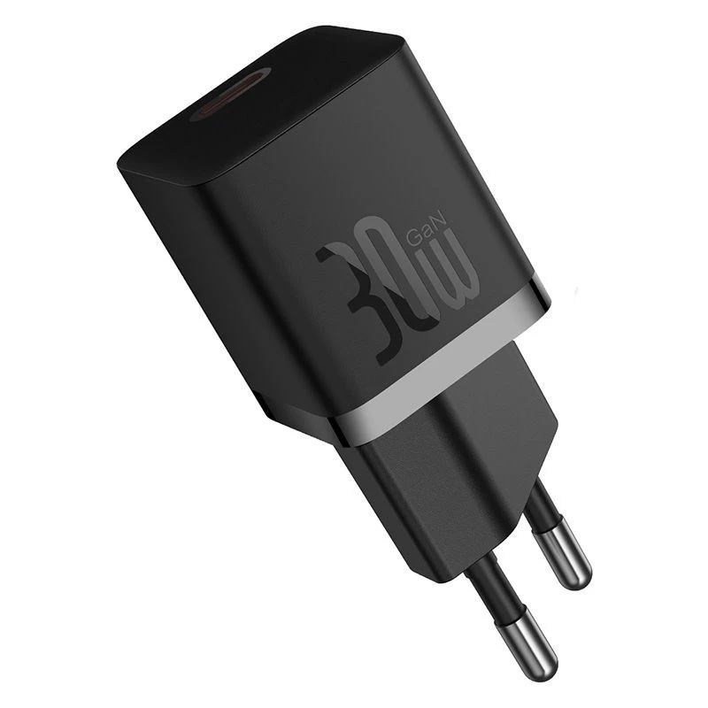 Baseus P10110902113-01 USB-C GaN5 mini 30W Fuente de alimentación Negra
