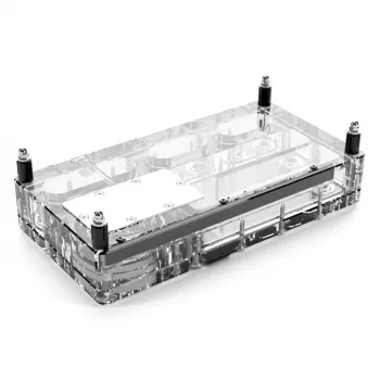Depósito Alphacool Core Distro Plate Acrílico Transparente 125x240x68,8mm