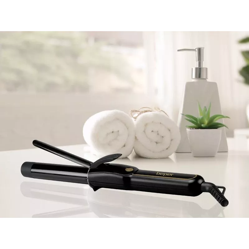Beper P301PIS001 rizador de pelo, 25 mm, cerámico, 180°C, 35 W, negro