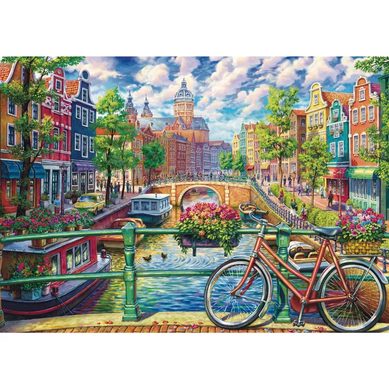 Puzzle Schmidt Spiele Amsterdam Canal Magic 1000 piezas