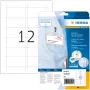 Insertos para placas de identificación HERMA A4 75x40 mm 300 uds.