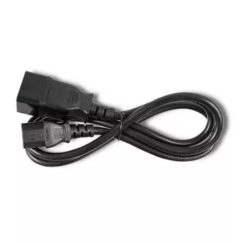Cable de alimentación Qoltec 53991 negro 1,2 m C20 C13 hembra