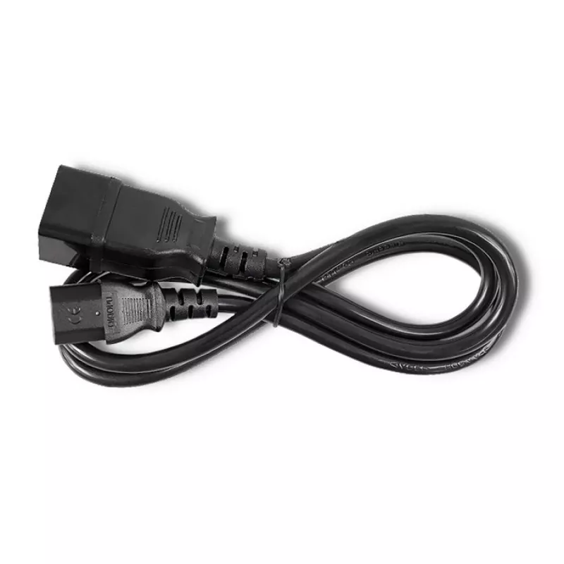 Cable de alimentación Qoltec 53991 negro 1,2 m C20 C13 hembra