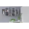 Estante flotante Top e Shop BILBAO 7.0 BI – tablero de partículas montado en pared, blanco