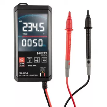 Multímetro digital NEO tools N94-004 con pantalla digital – mide tensión y corriente