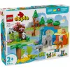 LEGO DUPLO Town Familias de animales salvajes 3 en 1 set de juego 10446 – 92 piezas, a partir de 2 años, 200×220×340 mm