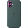 Apple iPhone 16 Plus Funda de silicona con MagSafe – Verde mar