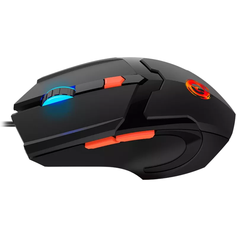 CANYON Ratón Vigil GM-2 RGB 6 botones con cable Negro