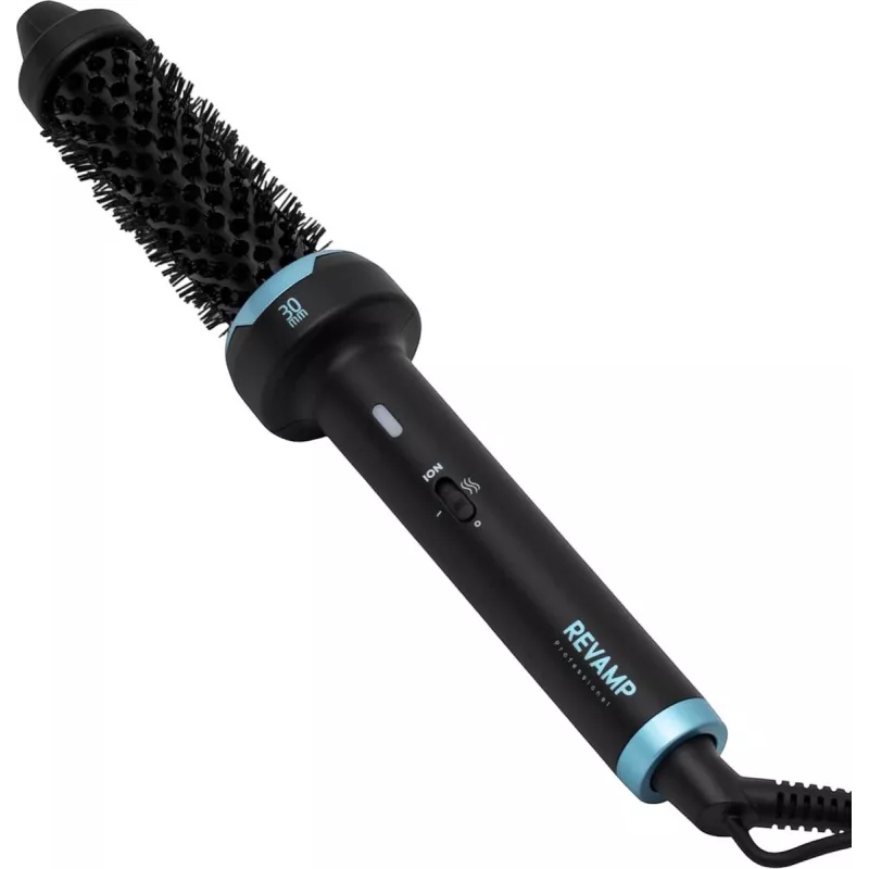Cepillo térmico Revamp BR-1300A-EU Ceramic Ionic 30mm – cepillo de peinado con calor para el pelo
