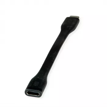 Adaptador de cable ROLINE USB4 Gen3x2 40Gbit/C-C ST/BU Plano – Cable – Digital/Datos
