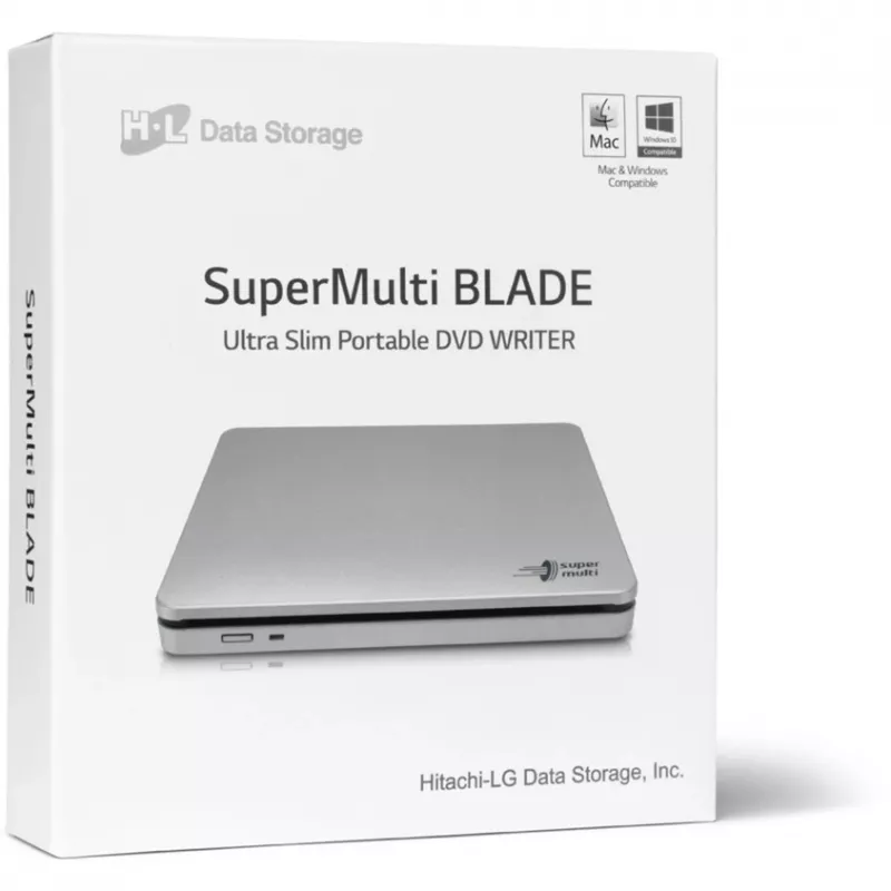 GP70NS50 SLIM, grabadora de DVD externa (plata, externa, USB 2.0, 5,25)