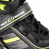 Patines en línea 2IN1 Nils Extreme NH18191 negro/lima talla L (39-43) con patines de hockey intercambiables