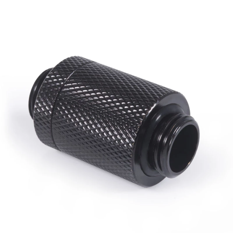 Alphacool ES D-Plug 25,5 mm G1/4 AG a G1/4 AG - Deep negro (17580)