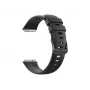 Correa de silicona FIXED para Huawei Band 8/9/10 – Negro, correa de repuesto hipoalergénica