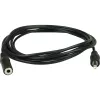 Wentronic Goobay cable alargador de jack 3,5 mm, negro, 3 m – conector jack 3,5 mm macho (3 polos, estéreo) > conector jack 3,5 mm hembra (3 polos, estéreo) (50432)