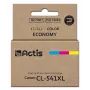 Tinta Actis KC-541 para impresoras Canon (sustituto de CL-541XL) Supreme, 18 ml, azul, amarillo, magenta.