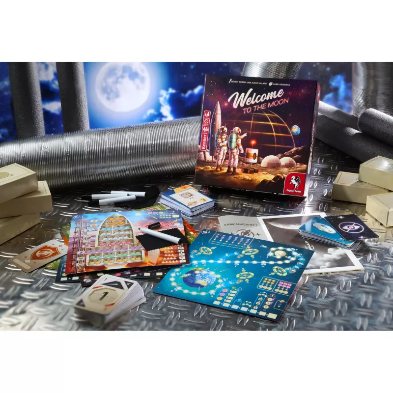 Welcome to the Moon, juego de mesa