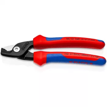 Cortacables Knipex StepCut negro azul rojo