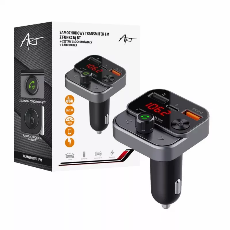 Art MP3TR FM-84B negro