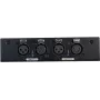 Splitter DMX EUROLITE DMX Split 2 3/5 pines — 1 entrada a 2 salidas, compatible con DMX de 3 pines y 5 pines