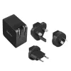 Cargador móvil LogiLink PA0302 universal negro carga rápida AC