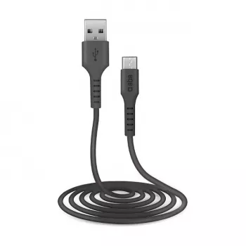 SBS TECABLEMICRO2K cable USB A Micro-USB B macho a macho negro 2 m (TEKabelMICRO2K)