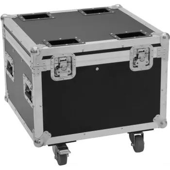 Flightcase Roadinger 4x TMH-S90/H90/B90 — diseño robusto para 4 dispositivos