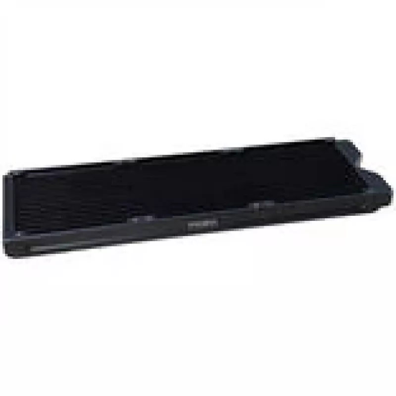 Radiador Alphacool R27-S420 420mm 18 FPI para refrigeración líquida, soportes para 3 ventiladores de 120mm