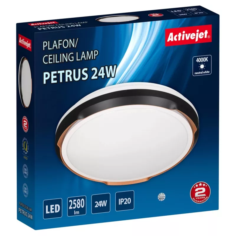 Lámpara de techo LED Activejet AJE-PETRUS 24W